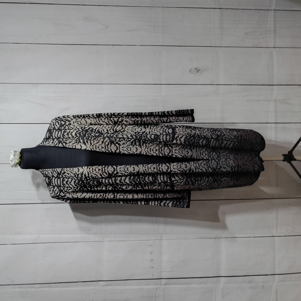 Chico’s "Drama" Ombre Open-Front Duster Cardigan Size 2